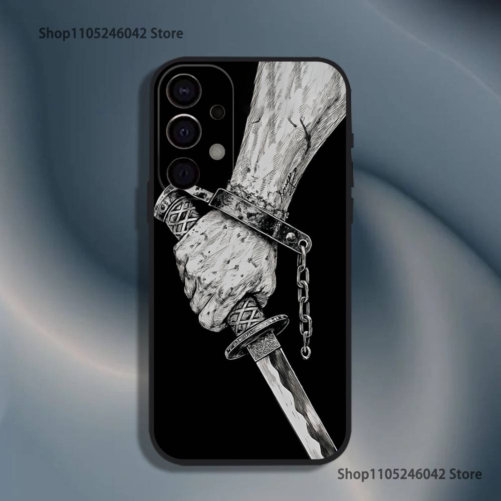 V-Vinland S-Sagas Manga Phone Case For Samsung S25,S24,S21,S22,S23,S30,Ultra,S20,Plus,Fe,Lite,5G Black Cover