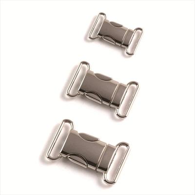 1pc Quick Side Release Buckles Metal Leather Bag Backpack Purse Strap Webbing Belt Clasp Lock DIY Repair Supplies