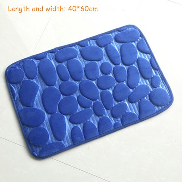 Covorașe de baie din spumă absorbantă de apă în formă de U, covoraș de toaletă, baie, fleece coral, covor anti-alunecare, podea de toaletă, decor pentru casă, de uz casnic