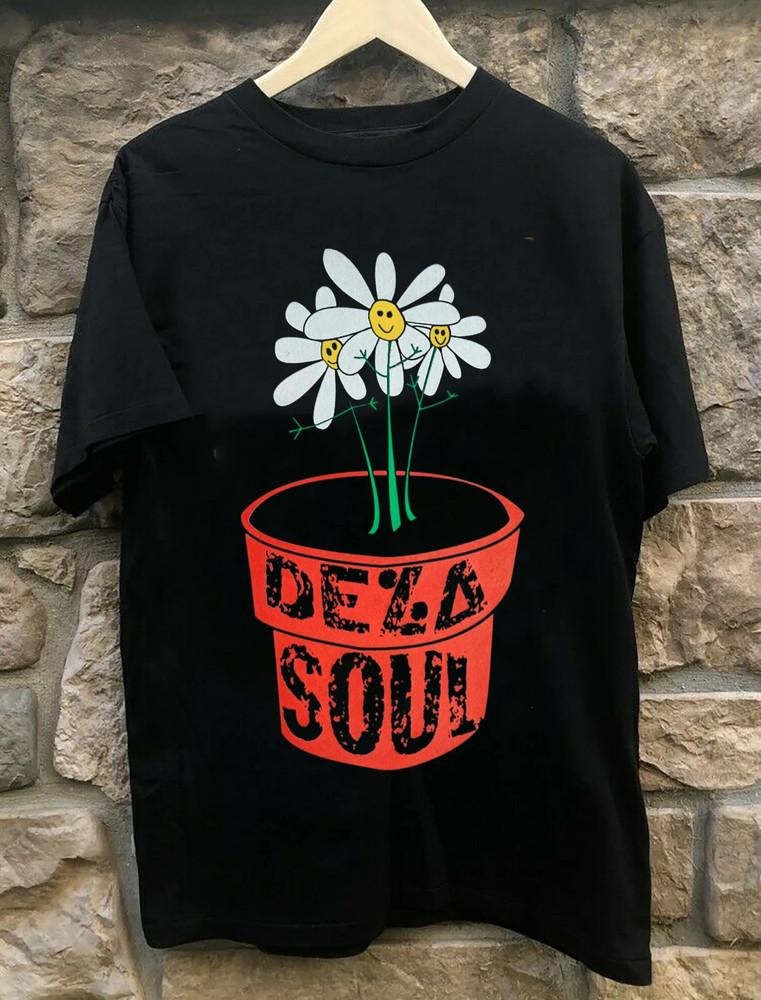 

De La Soul Band Flower Graphic T Shirt Full Size S-5XL Unisex T-Shirt XXXXL