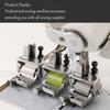 Lockstitch Machine Roller Presser Foot for Pant Cuff Hemming Anti-Twist Anti-Wrinkle Smooth Sewing Roller Presser Foot Sewing Ac