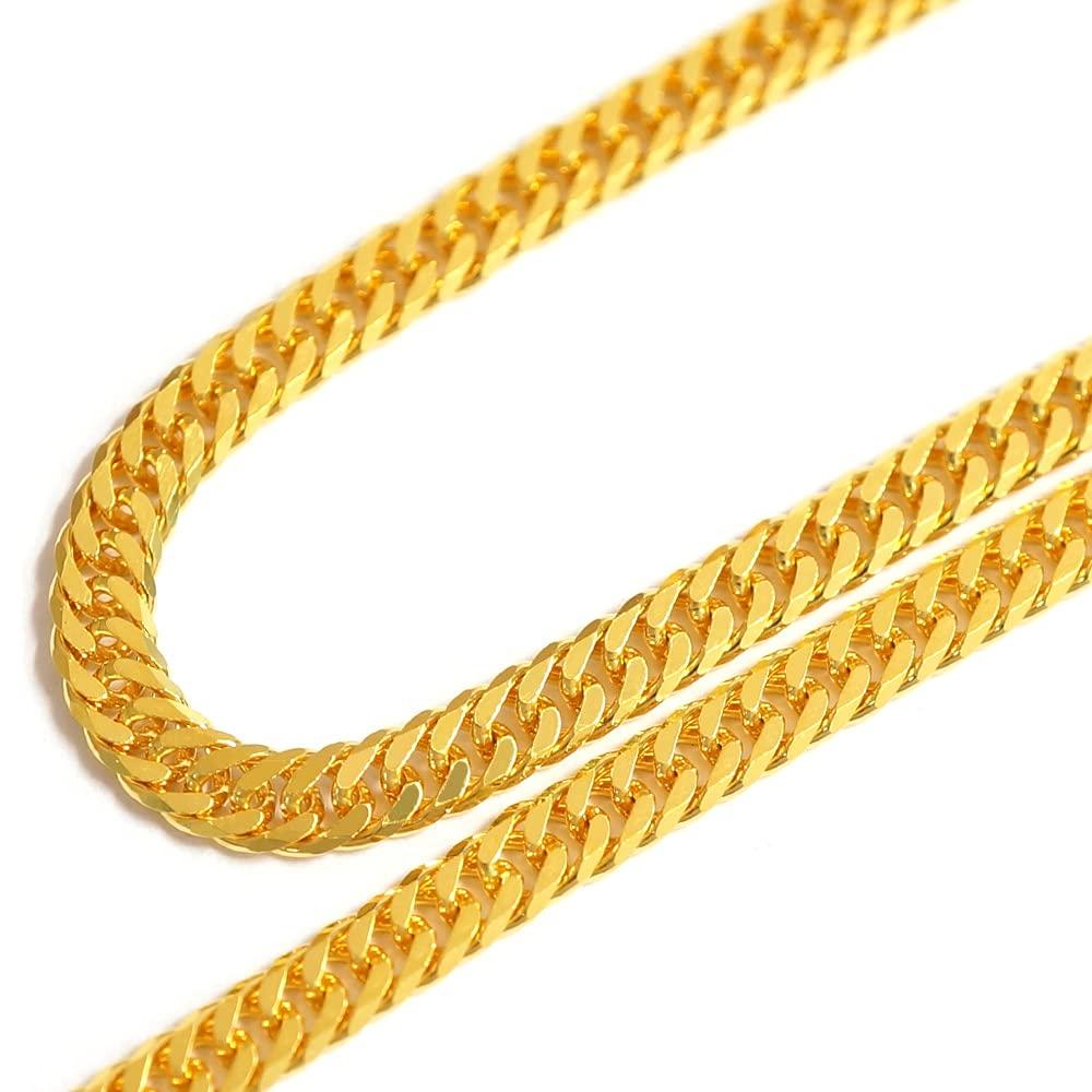 

Pure Gold Kihei Necklace K24 W6 Sides 50cm 10g Mint Certification Engraved 24K Gold Kihei Chain 6 Sides Men Women Unisex Double 6 Sides Made in Japan