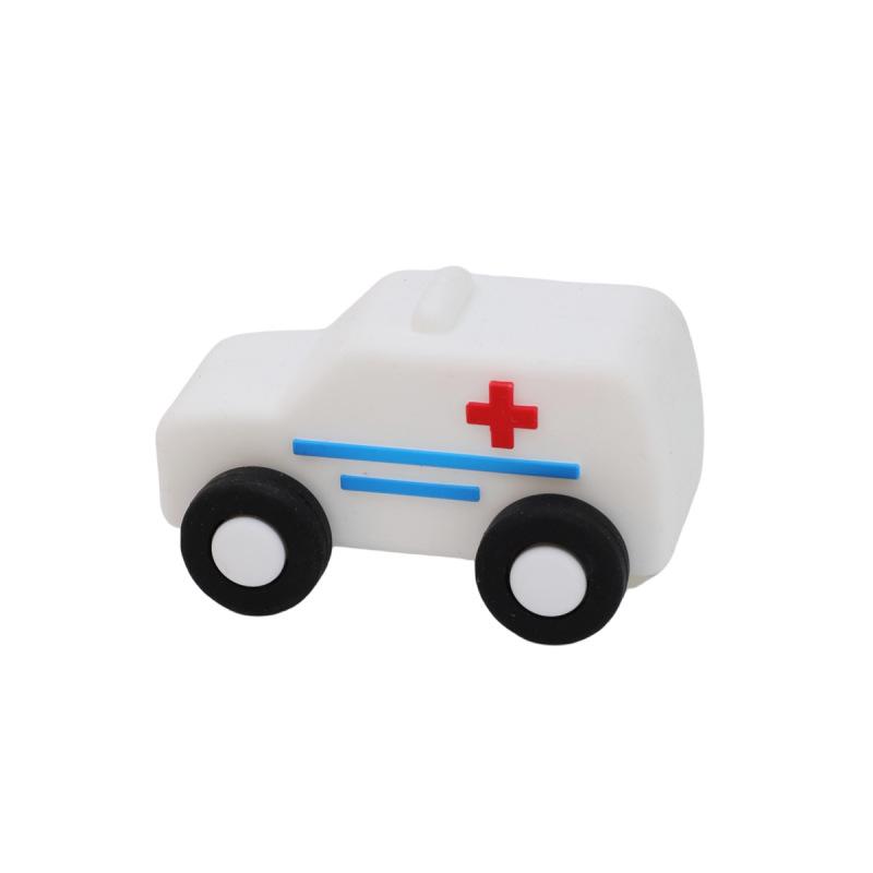 

Cartoon Fun Silicone Push-and-Pull Drop-Resistant Toddler Toy Car/Airplane