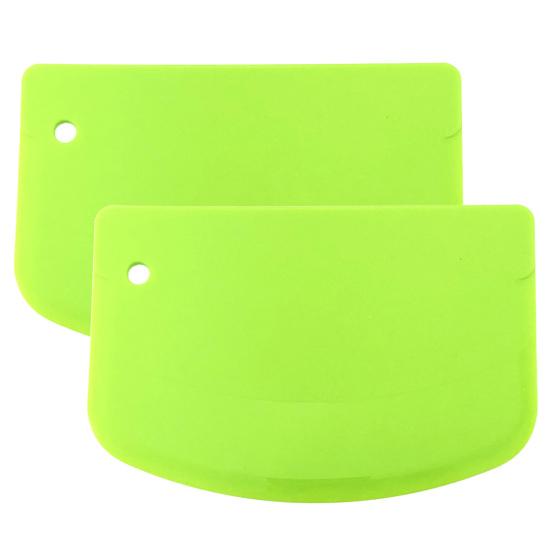 

2 шт., набор нарезок для теста, инструменты для выпечки хлеба, скребок для теста полукруглой формы с эргономичным дизайном зелёный