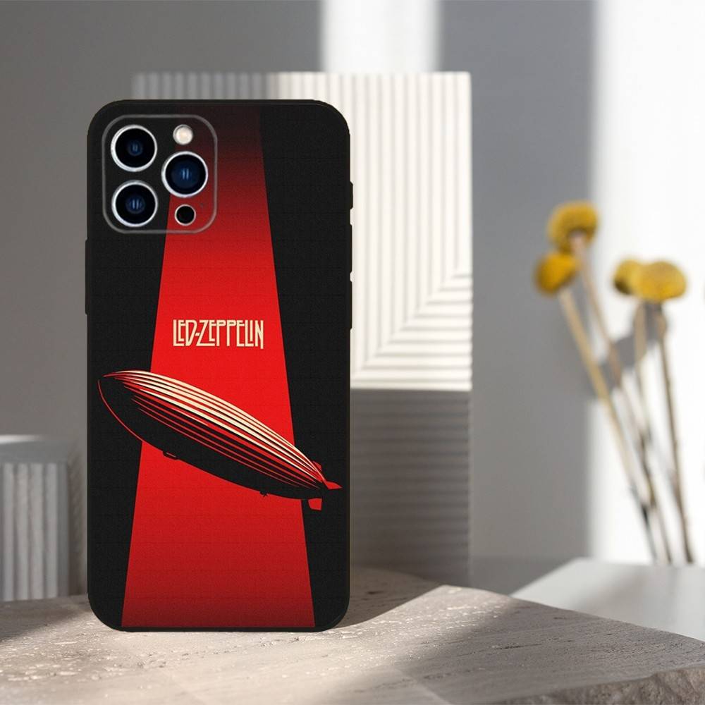 

Hot L-Led Z-Zeppelins Band Phone Case For iPhone 16,15,14,13,12,11 Plus,Pro Max,XS,X,XR,SE,Mini,8,7,Soft Silicone Black Cover iPhone15