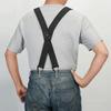 Heavy Duty Work Suspenders with 4 Gripper Clasps Elastic Pants Braces  Suit Accessories