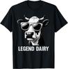 Legendarny Mleczarski Zabawny Rolnik Krowa Rolnik Gra Słowna Graficzny T-Shirt