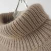 Soft Sticky Pullover Turtleneck Jumper Women Plus Size Autumn and Winter Comfortable Loose Simple Knit Sweater