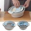 Kitchen Flour Sieve Strainer Handheld Semi-automatic Sugar Sifter Powder Shaker Space-Saving Kitchen Baking Tools