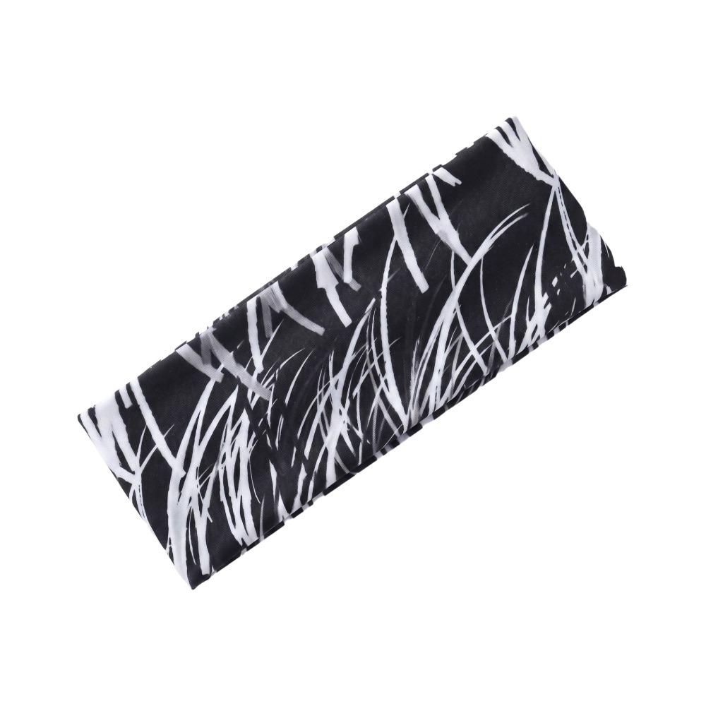 Graffiti Printed Makeup Headband Elastic Women s Hairband Durable Sport Hairband Sports чёрный