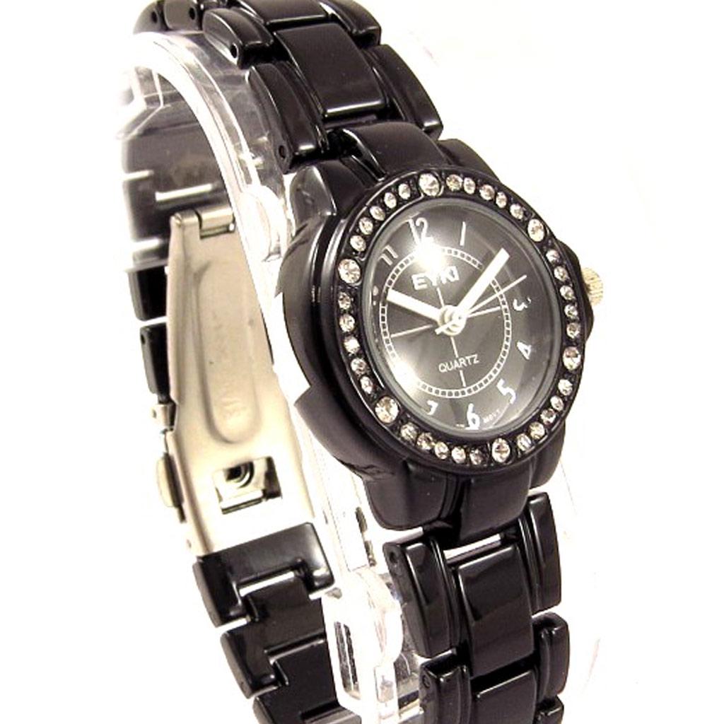 Les Trésors De Lily [C6111] - Montre Design 'Absolu' Noir