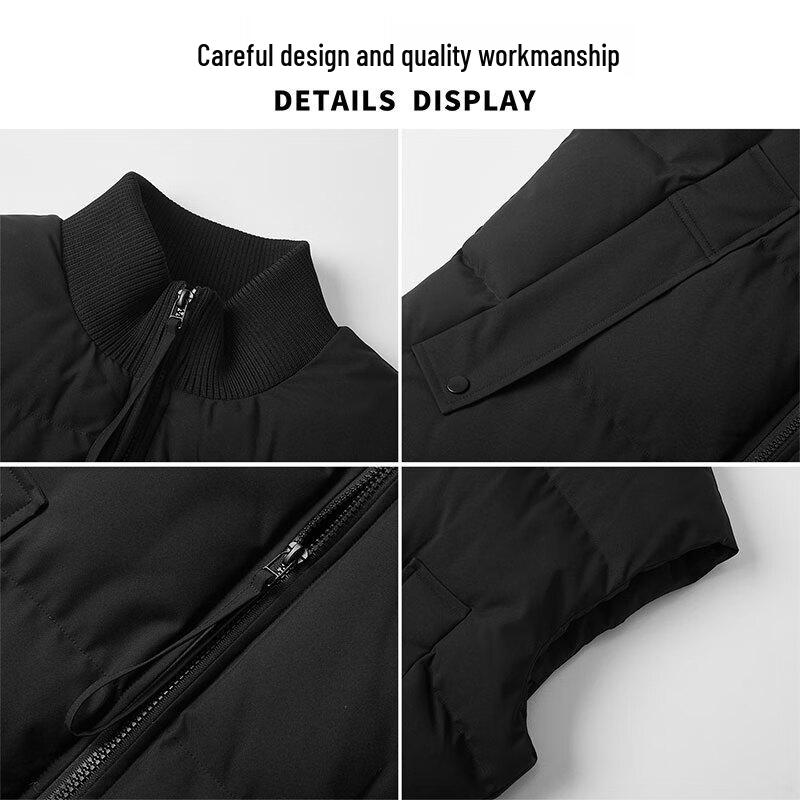 Jeep Men's Padded Stand Collar Vest