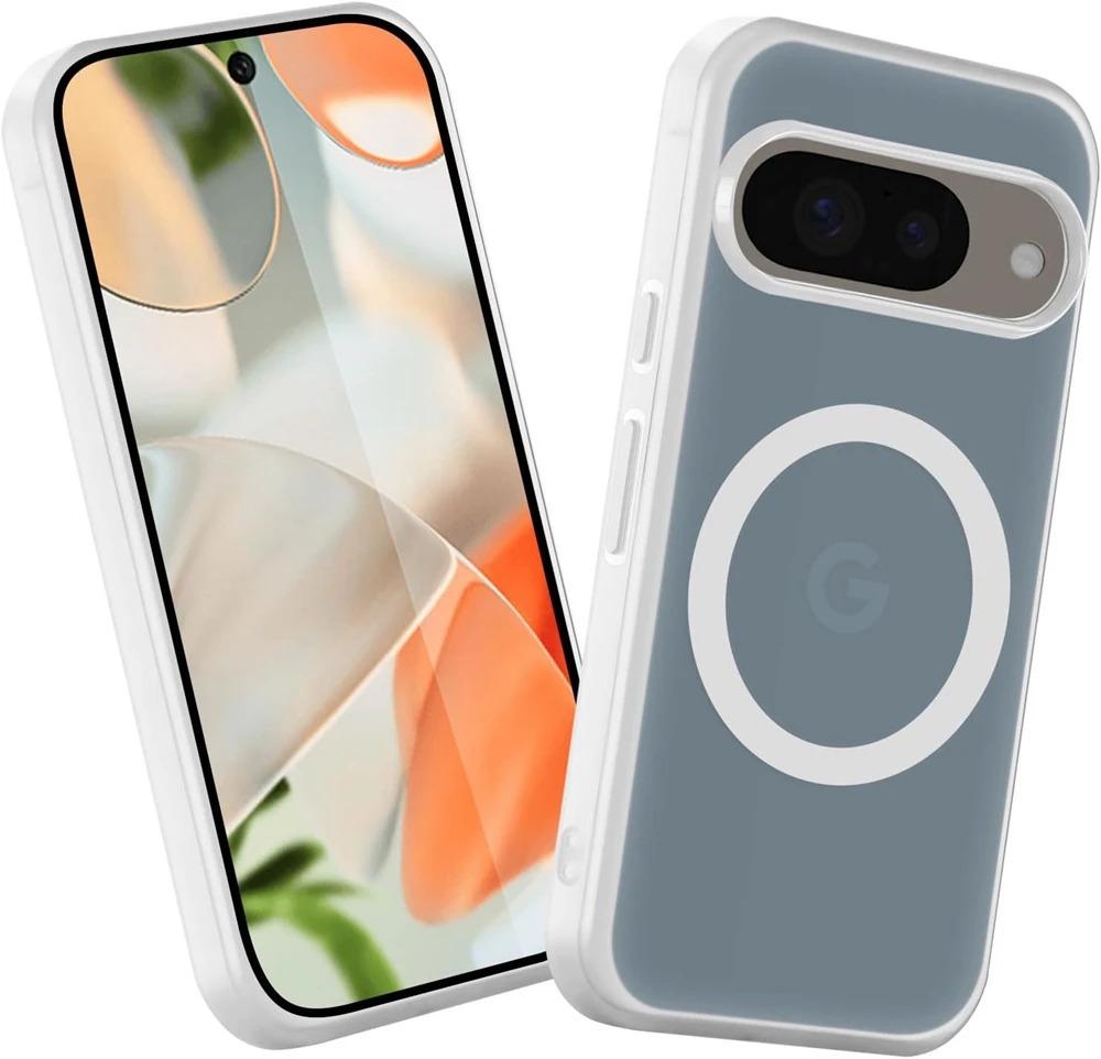 Google Pixel 9A 9 Pro XL Magsafe Cute Translucent Candy Color Matte Magnetic Shockproof Case for Google 8A 8 9 Pro XL