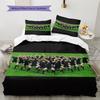 All Blacks Pattern Bedding Home Decoration Birthday Gift (1 * duvet cover + 2 * pillowcase, without core)