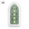 Wall Socket UK/EU Quran Player Multi-color Portable Wall Mount Speaker Mini Interactive LED Atmosphere Light Muslim Daily Pray