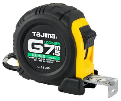 Tajima Convex x 25mm 25 s měřítkem odpovídajícím shaku 7,5m G-Lock GL25-75SBL
