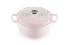 Le Creuset Cast Iron Enameled Pot Cocotte Ronde 22 cm Shell Pink Induction Oven Safe
