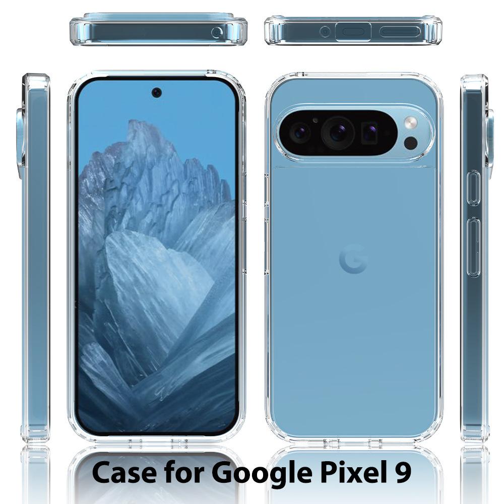 Heiß verkaufende transparente, kristallklare, stoßfeste Handyhülle mit Business-Design für Google Pixel 7 Pro/7A/8A/9A/9 Pro Telefon