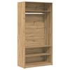 VidaXL Garde-robe chêne artisanal 100x50x200 cm bois d'ingénierie, armoire de rangement, organisateur de garde-robe, 3318625