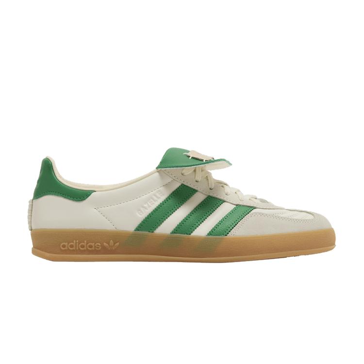 

Кроссовки унисекс adidas Foot Industry x Gazelle Indoor Off White Green ID3518 37⅓