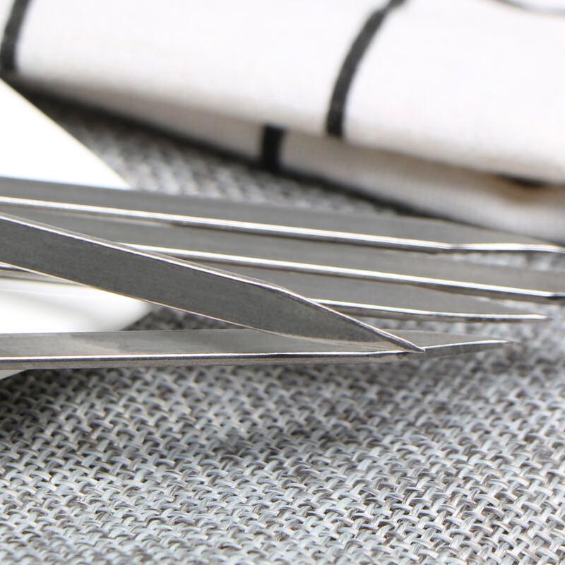 ZISIZ 304 Stainless Steel Flat BBQ Skewers