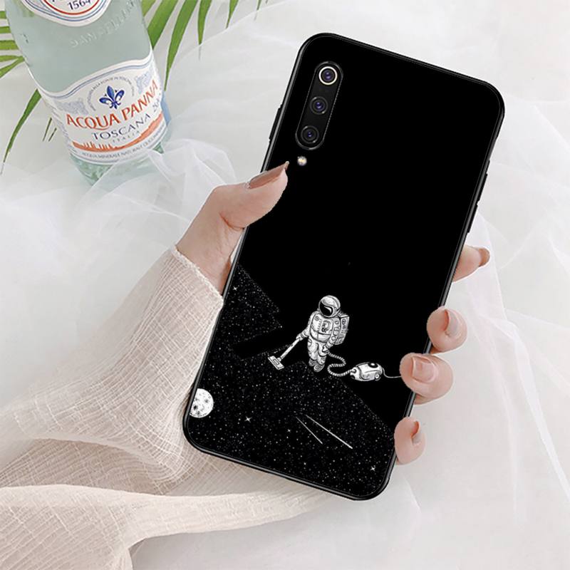 Moon Astronaut Phone Case for Xiaomi Mi 5 6 8 9 10 Lite Pro SE Mix 2s 3 F1 Max2 3