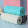 1 Roll Rag Thickened Water-Absorbent Cleaning Clothes Tear-Off Design Disposable Rags Kitchen Bathroom Cleaning Rag