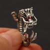 Gift Personality Hip Pop Punk Ring Korean Style Jewelry Men Jewelry Accessories Dragon Head Ring