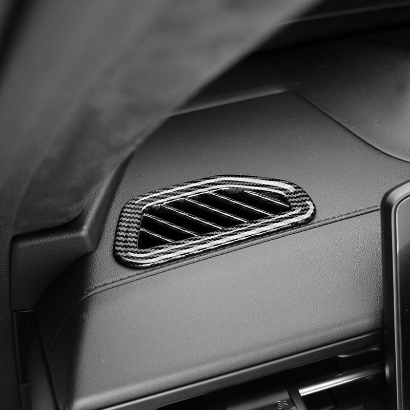 2PCS Car Front Upper Vent Tank Lid Dashboard Vent Trim Frame ABS Material for KIA K5 2025-2026 Left-Hand Drive