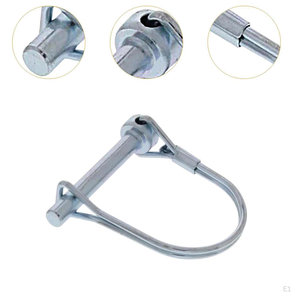 Safety Coupler Pin 4.5x40mm Replacement Accessory Quick Release Zinc Alloy for Boat Trailer Easily