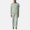 STONE ISLAND Moletom com Gola Redonda e Manga Longa com Patch de Logo Masculino sweatshirt Verde K1S1561000-44S0051-V0055