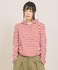 Comoninoz W Stripe Cardigan [Brick]