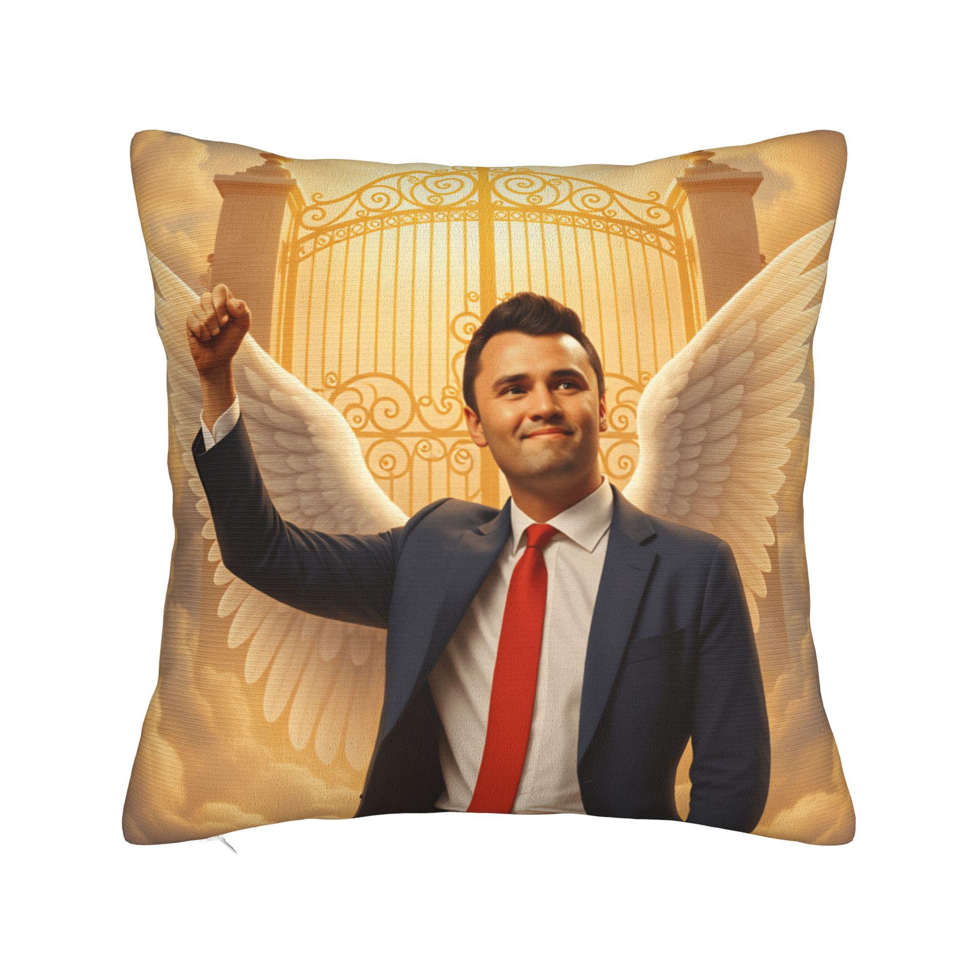 

Чарлі Кірк Смерть Наволочки Вінтажна Наволочка Для Дивана Диванчика Спальні М яка Наволочка 30*30CM