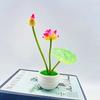 Nymphaea Artificial Simulated Green Plants Bonsai For Home Hotel Decoration