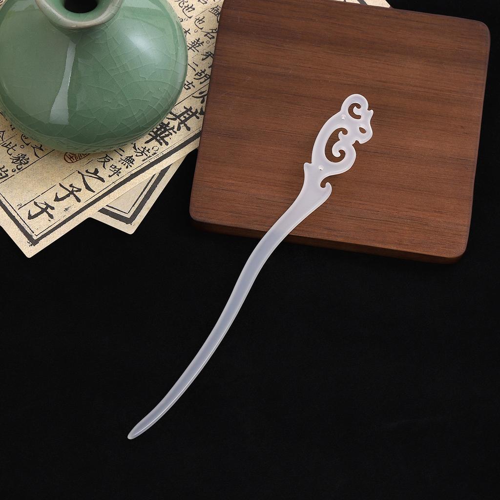 New Chinese Ethnic Style Simple Elegant Xiang Yun Acrylic Hairpin Ancient Style Temperament Hanfu Cheongsam Coiffure Hair Accessory