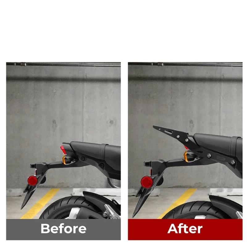 Rear Mount Cargo Rack For 125 MSX125 Motorcycle Enhanced Load Capacity Up To 10kg Easy Installation No Tools Required