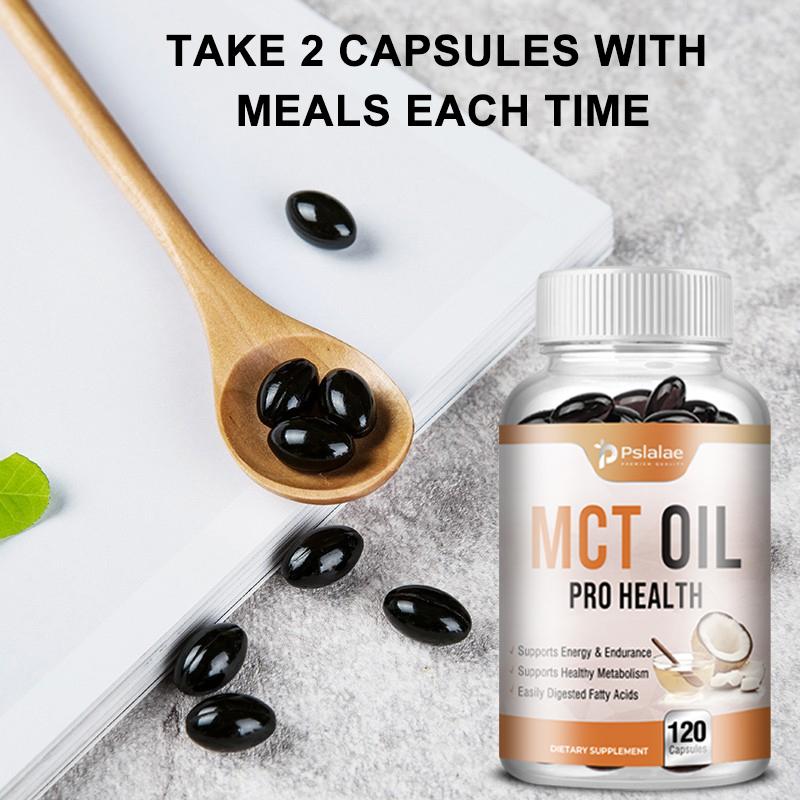 Pslalae Medium-chain Triglyceride Softgels Help Boost Energy and Endurance, Support Metabolism, and Are Easily Digestible.