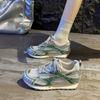 Sneaker Daily Plus Size 45 46 Mens Womens Designer Vintage Running Shoes Stylish Genuine Leather Mesh Height Increased Platform Gym Shoes