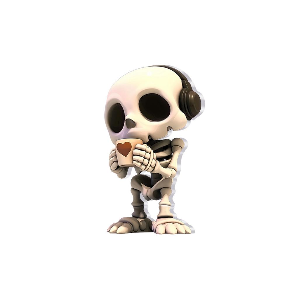 Car Mirror Hanging Skulls, 2D Acrylic Skulls Couple Halloween Car Ornaments, Funny Skeleton Pendant Ornaments Auto Rearview Mirror Decoration