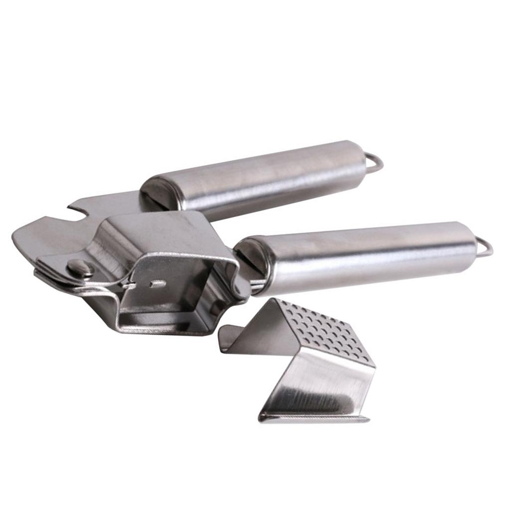 Ręczna Prasa do Czosnku Stal Nierdzewna Odporna na Rdzę Zakrzywiony Rozdrabniacz do Czosnku Narzędzie Kuchenne z Ergonomicznym