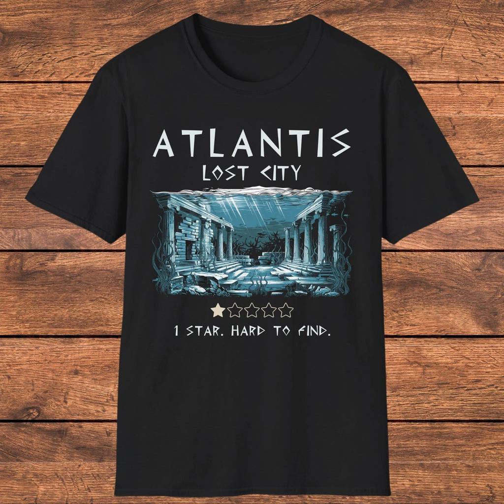 Funny Atlantis Lost City Shirt, Mythology Joke Tee, Gift for History Buffs