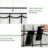 42 Clear Pockets Classroom Pocket Chart for Cell Phones and Calculator, Pocket Chart Organizer for Classroom Phone Storage Holder with 42 Number