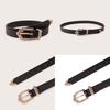 Retro Style Ladies Waist Belt Set With Nickel Alloy Buckles And Natural Elements