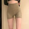 Autumn And Winter Comfortable Anti-glow Shorts Knitted Fall And Winter High Waist Simple Solid Color Bottoming Safety Pants