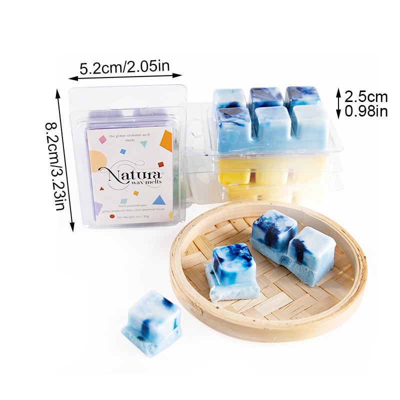 1PC Modern Geometric Soy Candles Scented Candles Home Decor Scented Candles Fresh Air 8.2x5.8cm