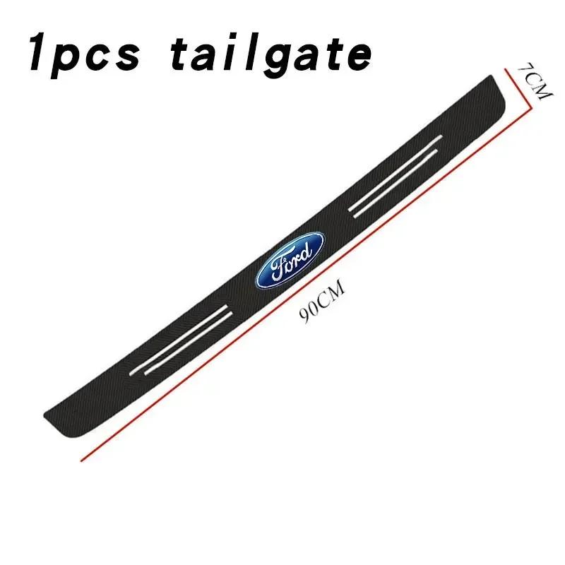 

Car Sticker Hot For Ford Car Door Sill Protector Sticker Carbon Fiber Threshold Strip For Ford Ecosport Edge Figo Flex Focus Fus
