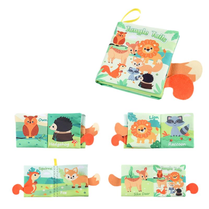 Baby Tearresistant Colorful Soft Cloth Books Early Education Puzzle Toy