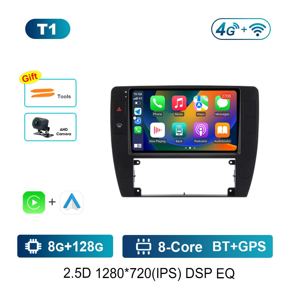 Android Car Radio Multimedia Video Player for VW Volkswagen Passat B5 2000 2001 2002 - 2005 Cooling Fan 4G WiFi Touch Screen