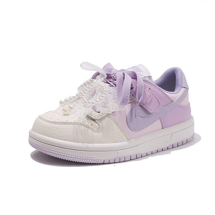 

Children s board shoes new 2025 spring and autumn comfortable breathable girls bow casual shoes fashion sports shoes classmates 26-31 yards, 6 pairs in one hand фиолетовый