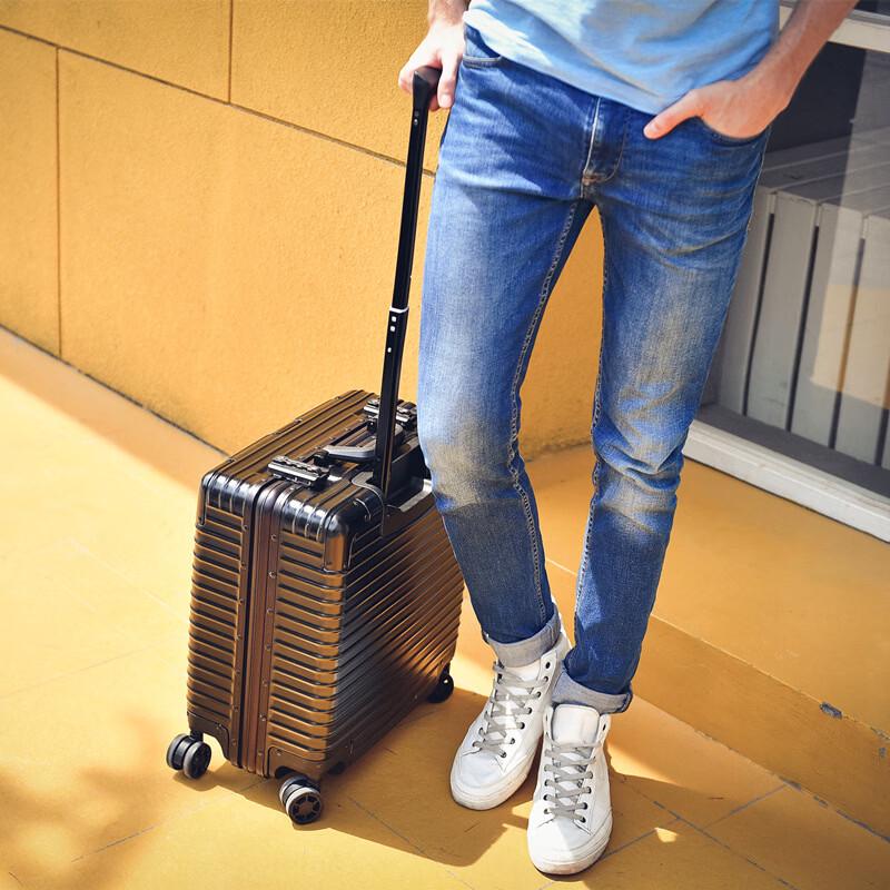 Package Fashion 18-inch Multi-functional Carry-on Suitcase 18 inch